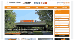 Desktop Screenshot of jdcarton.com