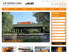 Tablet Screenshot of jdcarton.com